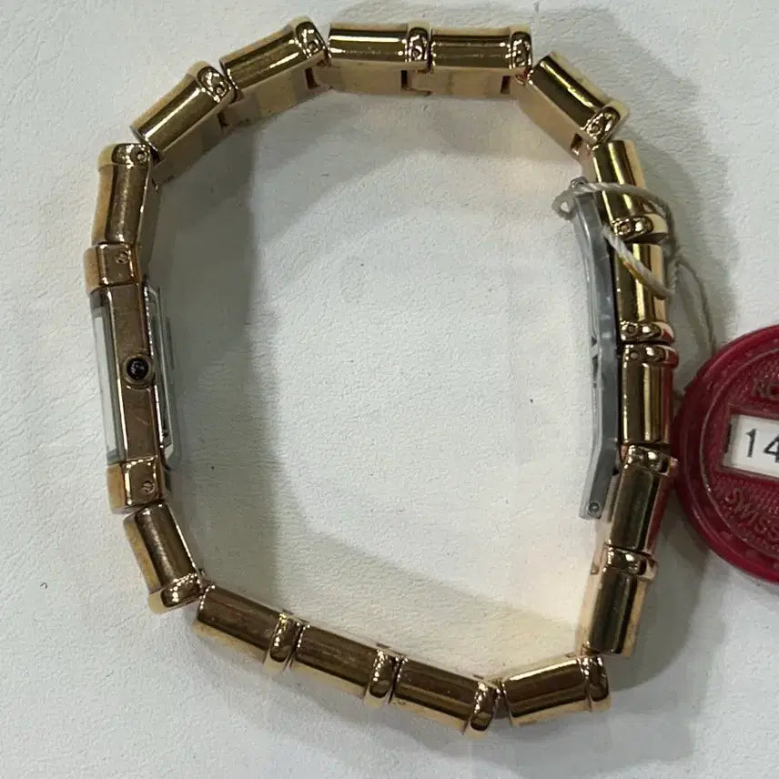 [SOLD OUT] 로만손 23k 도금 빈티지 여성 사각시계