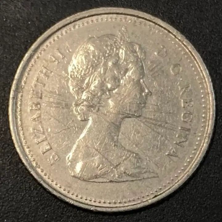 [BUNJANG] 1980 Canada 10 Cent Coin / 1980년 캐나다 10센트 동전 w2211