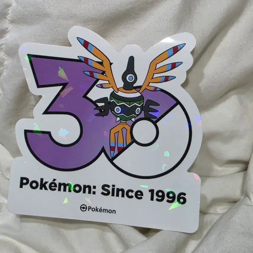 [BUNJANG] Pokemon 30th Anniversary Simborro Logo Sticker / 심보러 로고 스티커 포켓몬 30주년