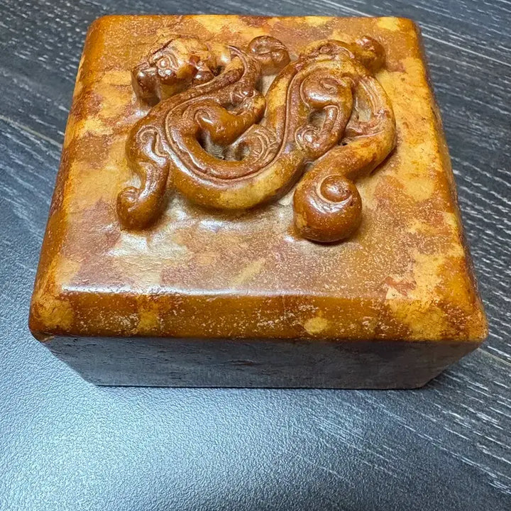 [BUNJANG] Jade Carved Dragon Seal / 옥으로 만든 도장