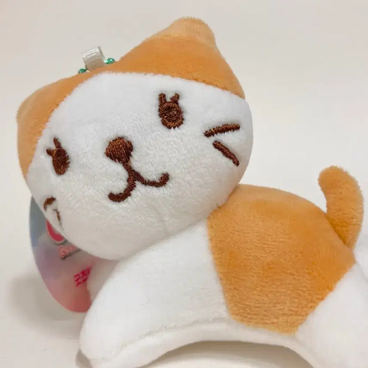 [BUNJANG] Cheesey Cat Plush Keychain (8cm) / 치즈냥이 인형 키링 (8cm)