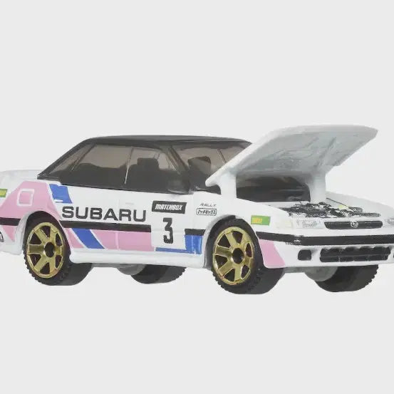 [BUNJANG] Matchbox Moving Parts 1993 Subaru Legacy RS Rally Car Die-cast Model / 매치박스 무빙파츠 스바루 레거시RS 랠리카 다이캐스트 희귀 미개봉 새상품