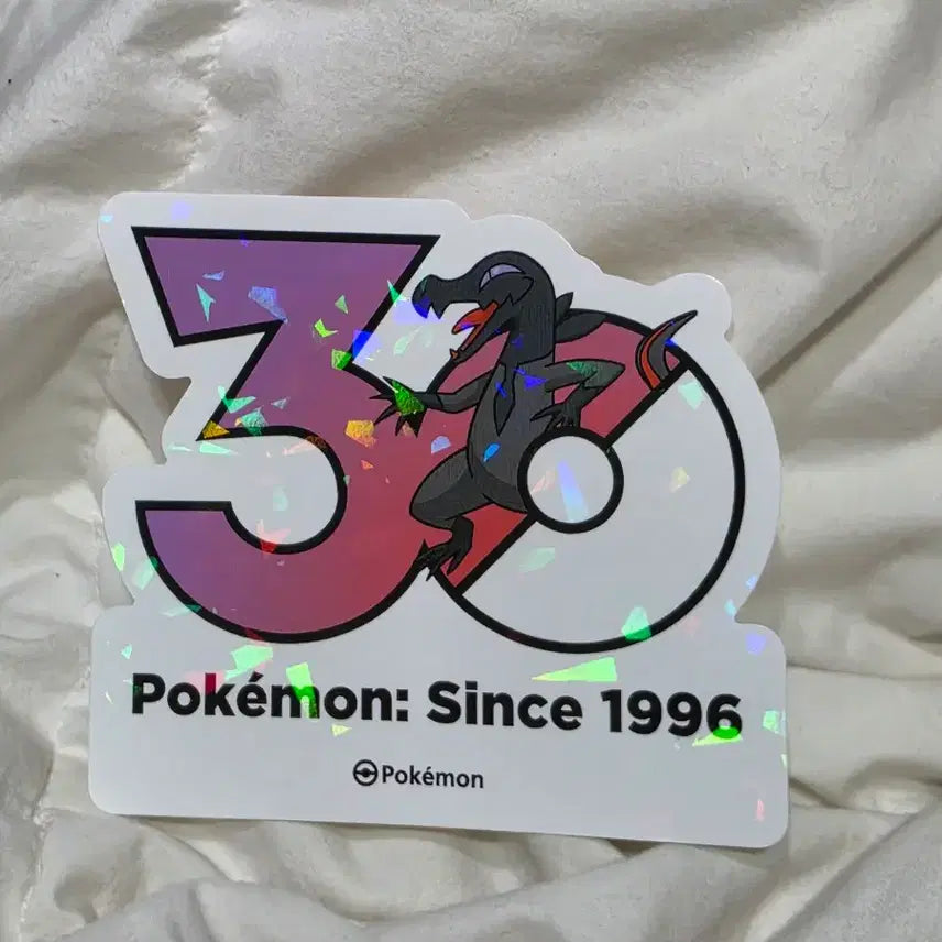 [BUNJANG] Yadon Logo Sticker - Pokémon 30th Anniversary / 야도뇽 로고 스티커 포켓몬 30주년