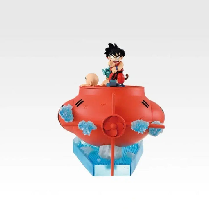 [BUNJANG] Dragon Ball EX Showdown Red Ribbon Army D Prize Son Goku, Bulma, Krillin Submarine Figure / 드래곤볼 EX 대결 레드리본군 D상 손오공 부르마 크리링 잠수정 피규어