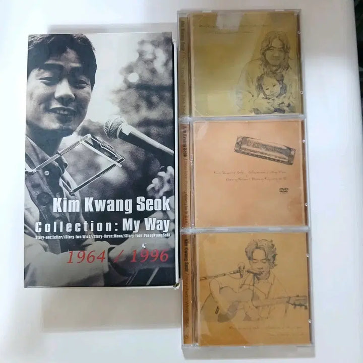 [BUNJANG] Kim Kwang-seok My Way LP Collection (3xLP, 1964-1996) / 김광석 컬렉션 My Way LP 3장 1964-1996.