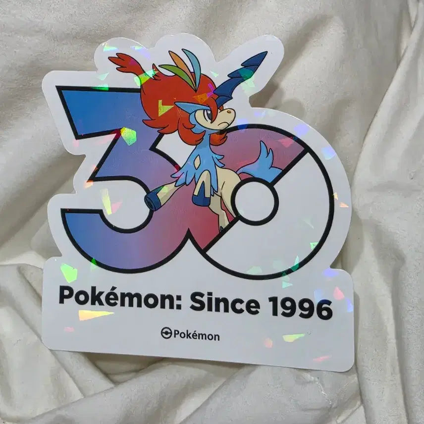 [SOLD OUT] 케르디오 로고 스티커 포켓몬 30주년