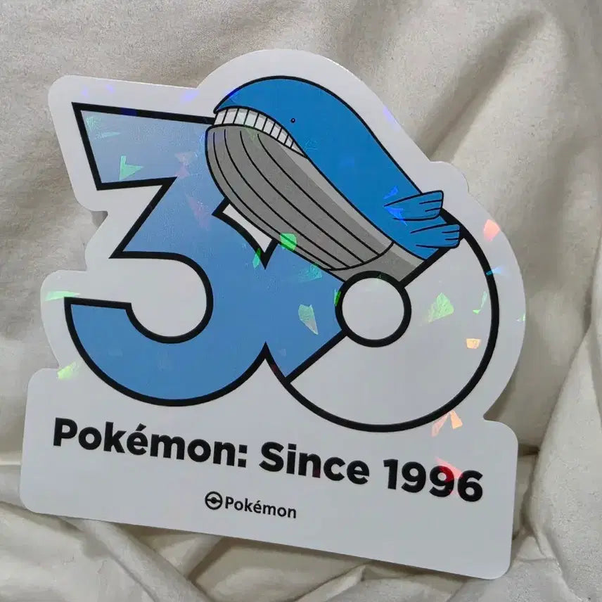 [SOLD OUT] 고래왕 로고 스티커 포켓몬 30주년