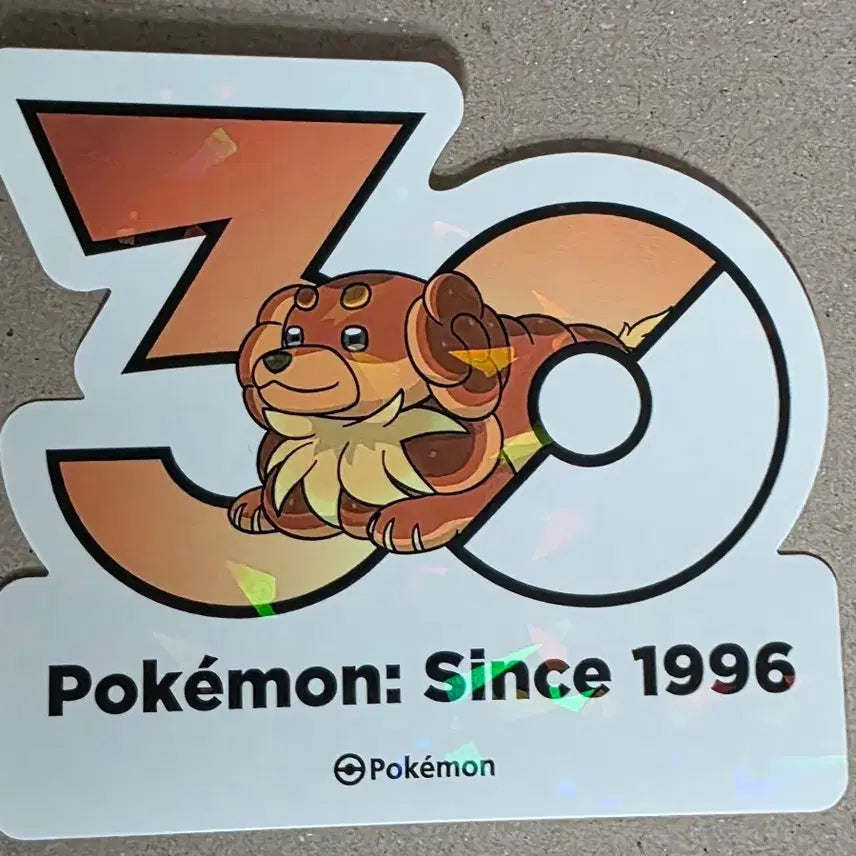 [SOLD OUT] 포켓몬 30주년 바우첼 스티커