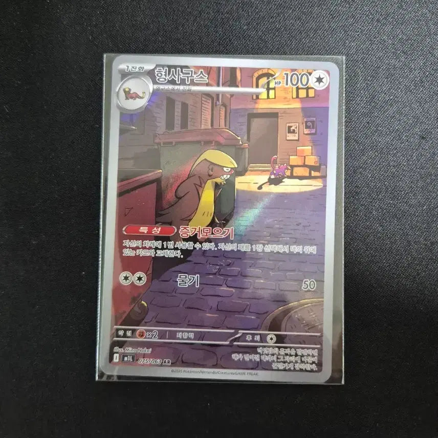 [SOLD OUT] 포켓몬 카드 형사구스 075/063 AR