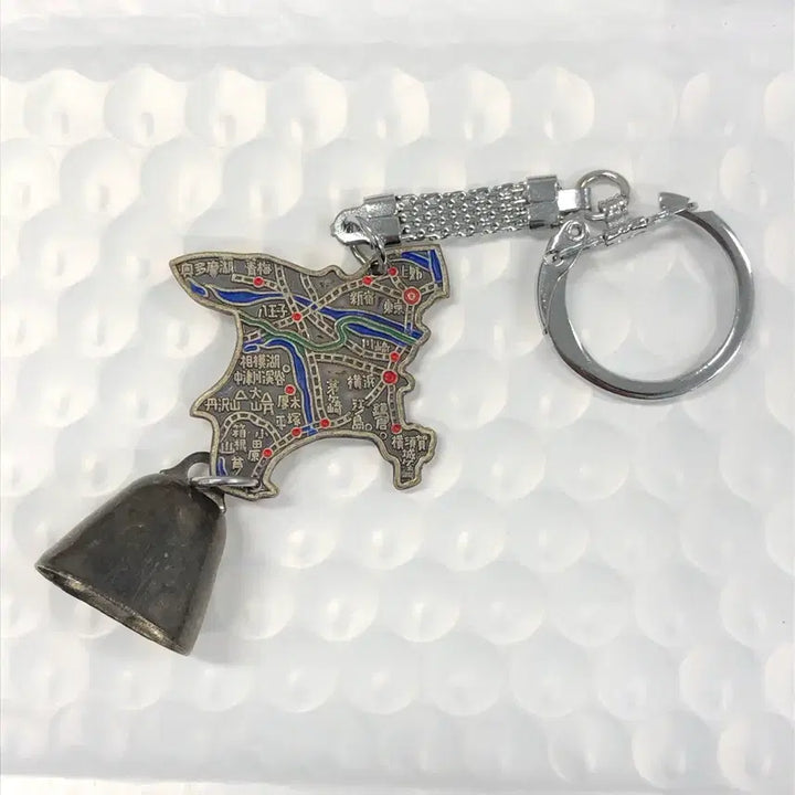 [BUNJANG] Kanagawa Prefecture Japan Map Shaped Keychain / 일본 가나가와현 지도 모양 키링 D471