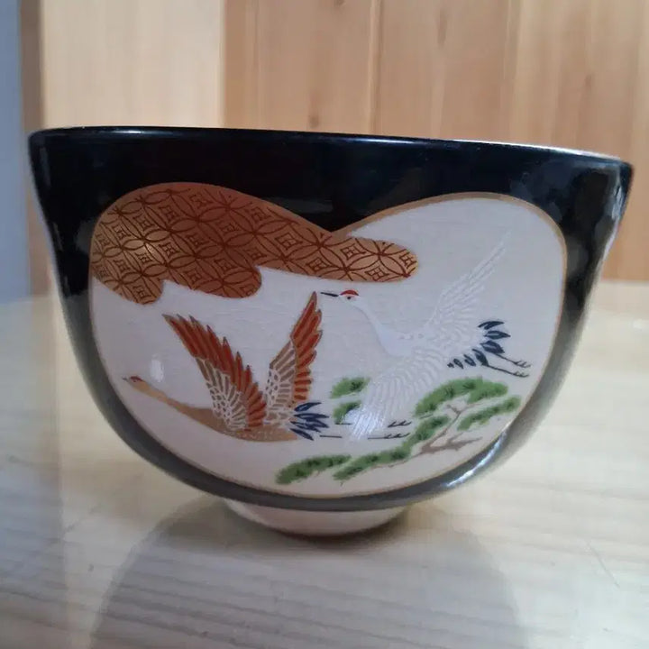[SOLD OUT] 101 송학도 흑유 다완