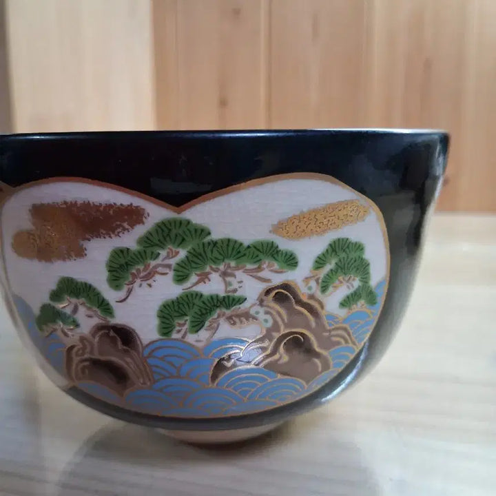 [SOLD OUT] 101 송학도 흑유 다완
