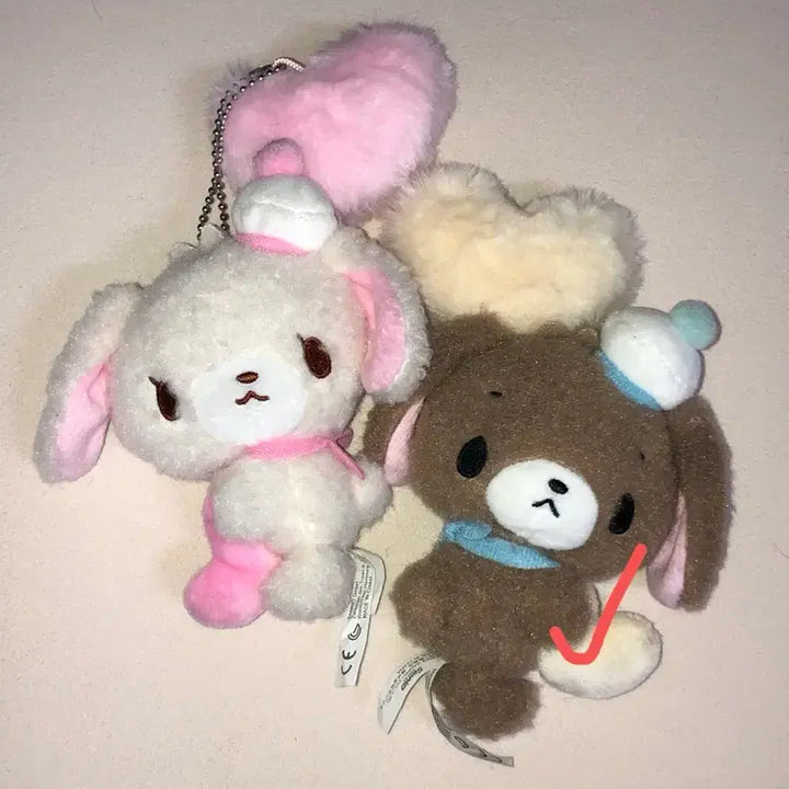 [BUNJANG] Sanrio Sugarbunnies Heisei Doll Keychain Kuro Usa / 산리오 슈가바니즈 헤이세이 인형 키링 쿠로우사