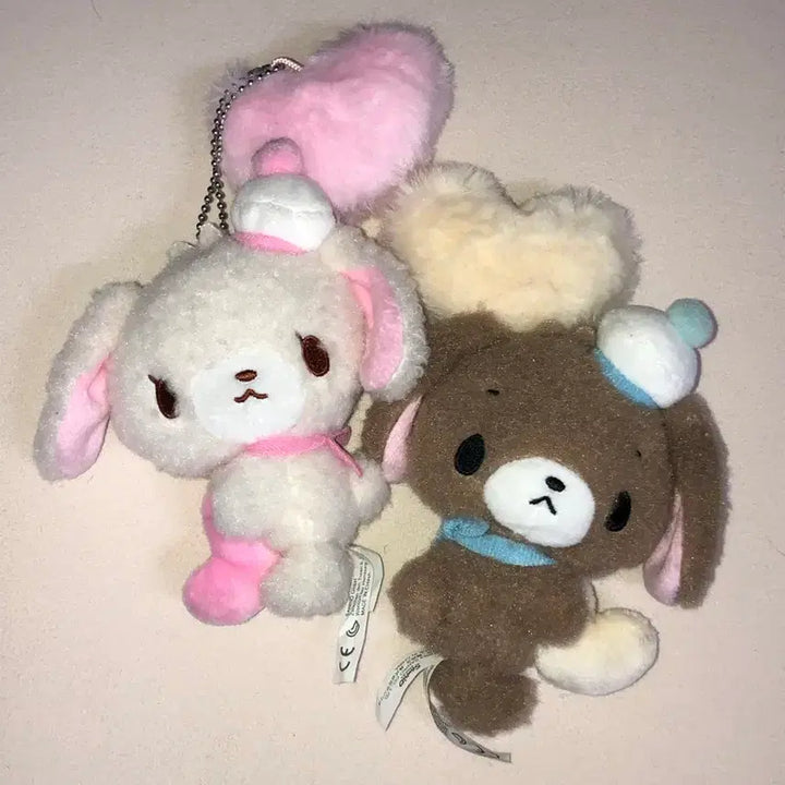 [BUNJANG] Sanrio Sugarbunnies Heisei Doll Keychain Kuro Usa / 산리오 슈가바니즈 헤이세이 인형 키링 쿠로우사