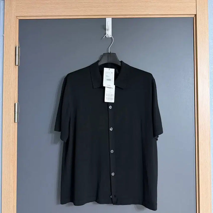 [BUNJANG] Theory Regal Wool Short Sleeve Cardigan Knit Black L / 띠어리 / 26ss 리갈 울 반팔 가디건 니트 블랙 / L