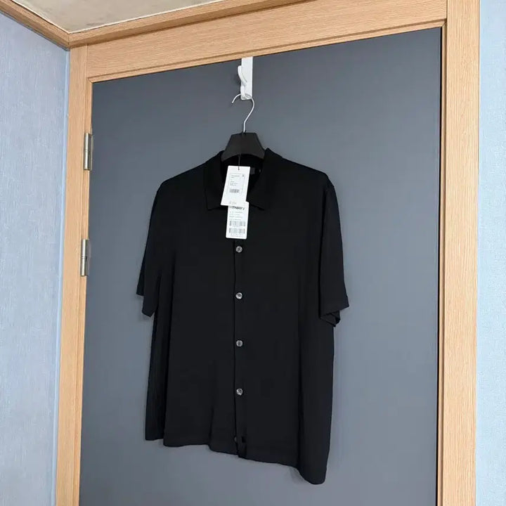 [BUNJANG] Theory Regal Wool Short Sleeve Cardigan Knit Black L / 띠어리 / 26ss 리갈 울 반팔 가디건 니트 블랙 / L