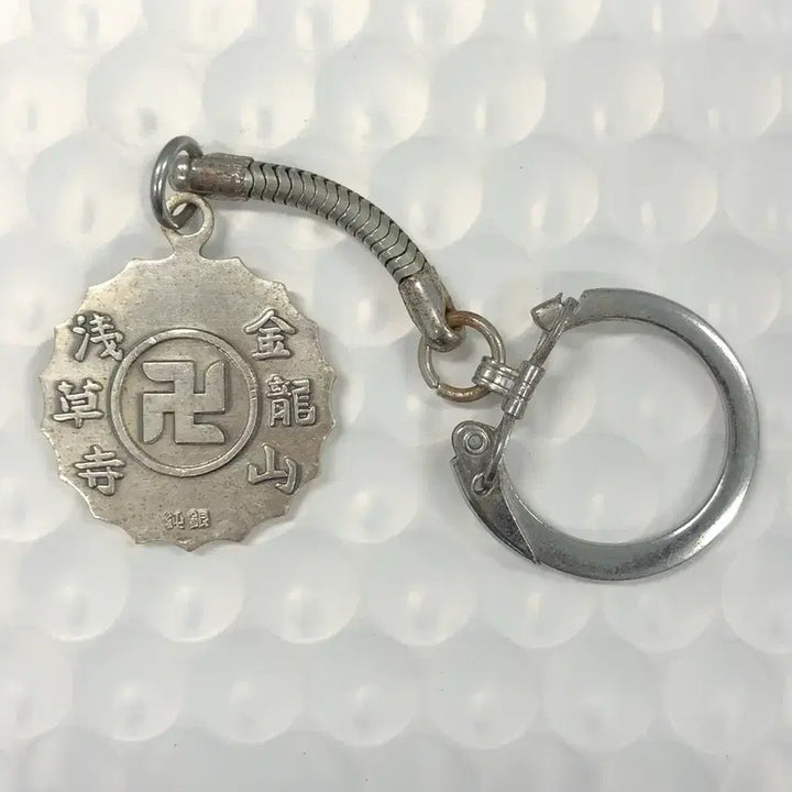 [SOLD OUT] 일본 아사쿠사 관음사 기념 메달 키링 D475