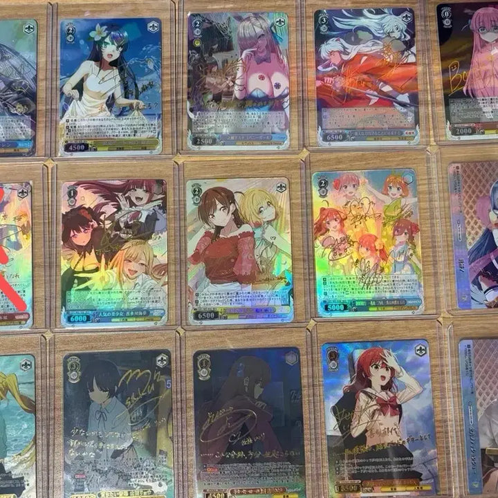 [BUNJANG] Weiss Schwarz Custom Autograph Trading Cards - Various Anime Characters (Sealed) / 바이스 슈발츠 사인 오리카 (개별/일괄) 청돼 오등분 봇치 비스크돌 등