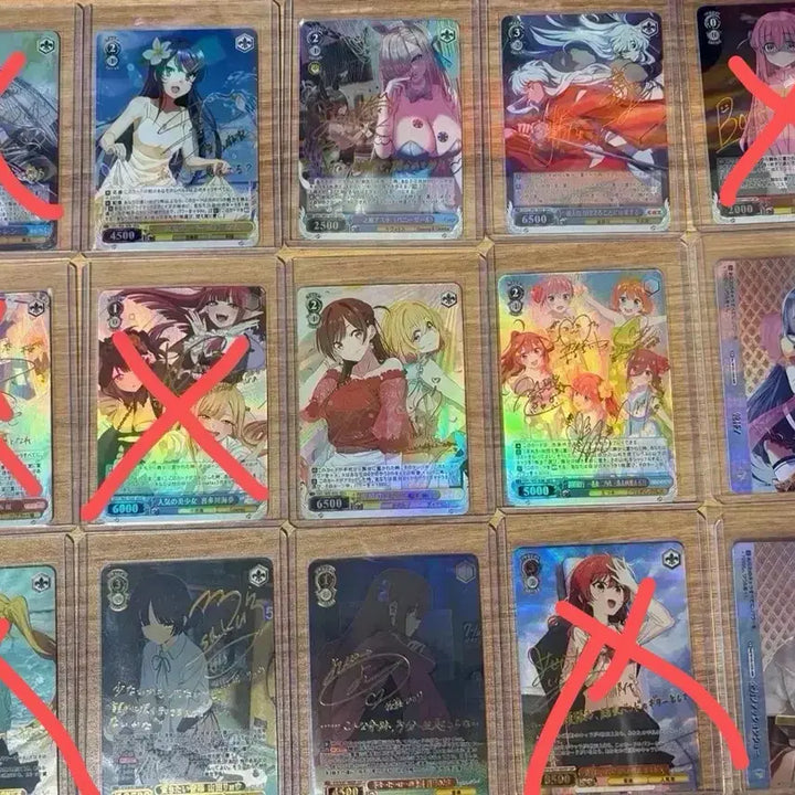 [BUNJANG] Weiss Schwarz Custom Autograph Trading Cards - Various Anime Characters (Sealed) / [가격인하]바이스 슈발츠 사인 오리카 (개별/일괄)