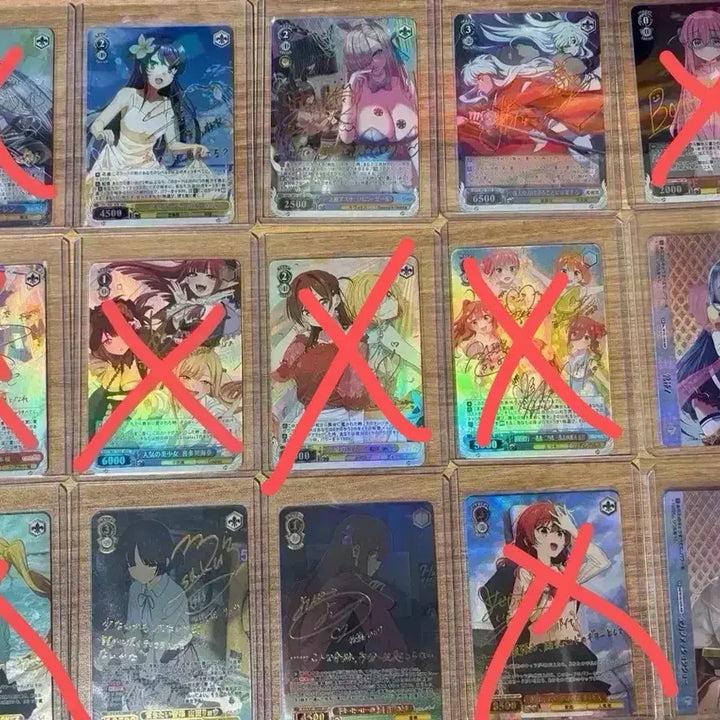 [BUNJANG] Weiss Schwarz Custom Autograph Trading Cards - Various Anime Characters (Sealed) / [가격인하]바이스 슈발츠 사인 오리카 (개별/일괄)