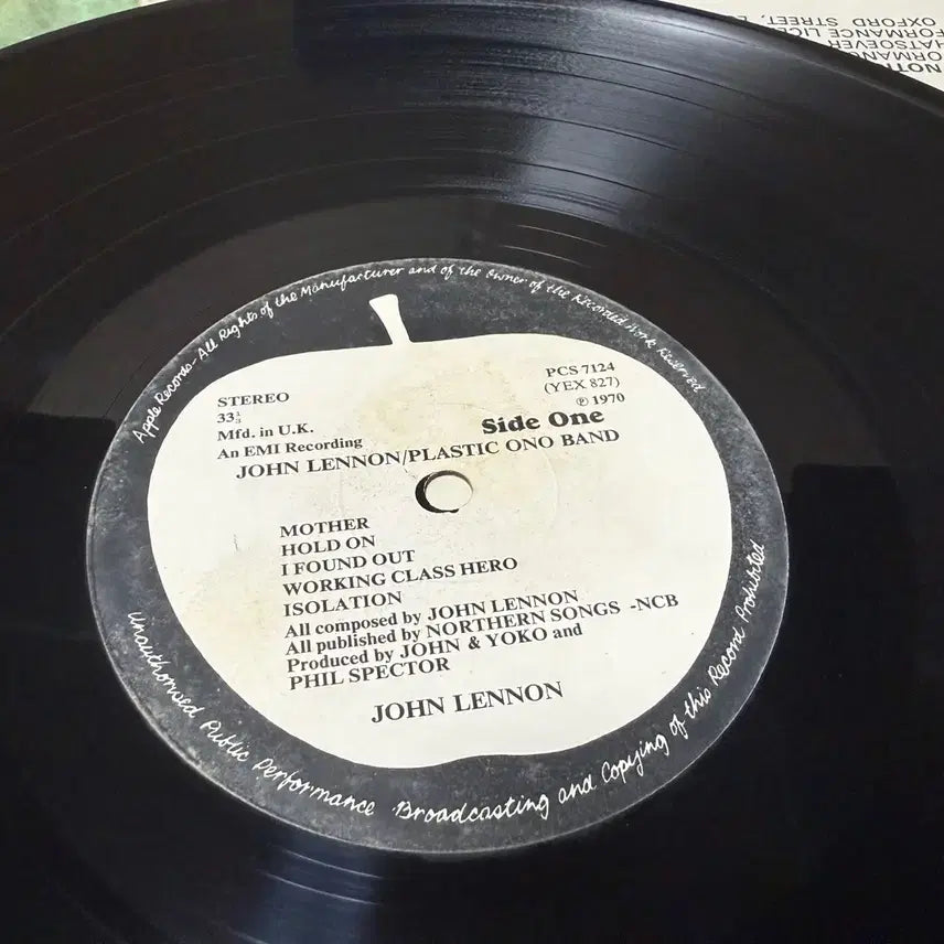 [SOLD OUT] (UK LP) John Lennon 존 레논 - 1970년 영국 초반