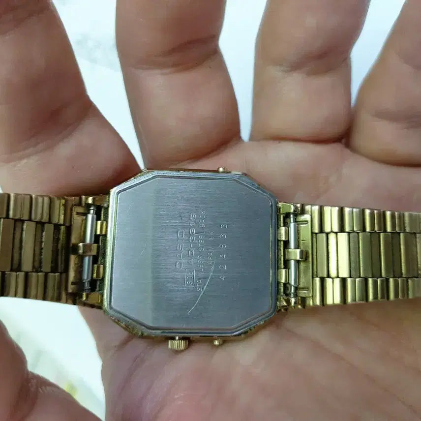 [BUNJANG] Casio Digiana Quartz Gold Watch / 카시오 디지아나 쿼츠 골드 시계