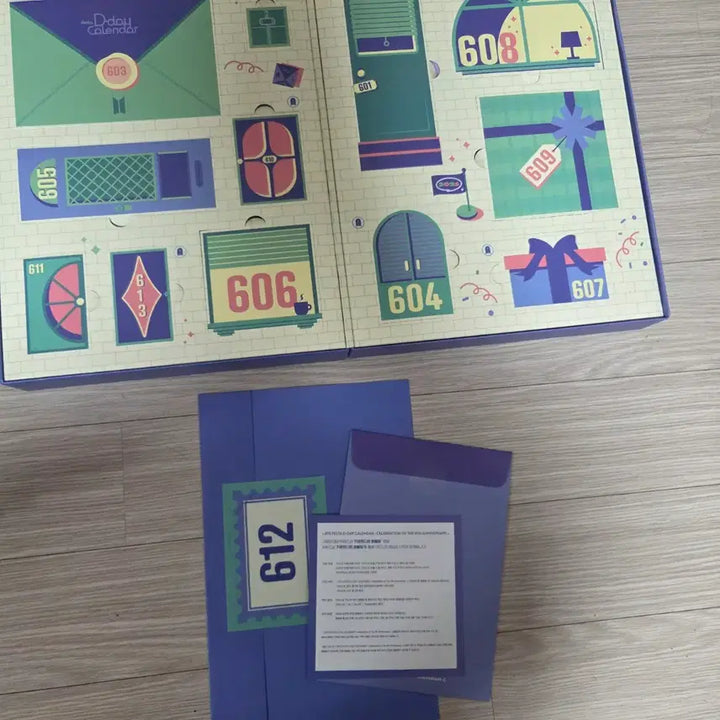 [SOLD OUT] (배송비 포함 가격) 방탄 8주년 페스타 디데이 캘린더
