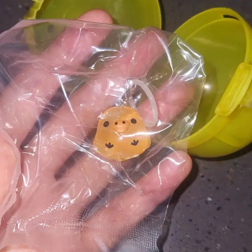 [BUNJANG] Rilakkuma Clear Yellow Bird Bookmark / 리락쿠마 클리어 키이로이토리 메지루시 병아리
