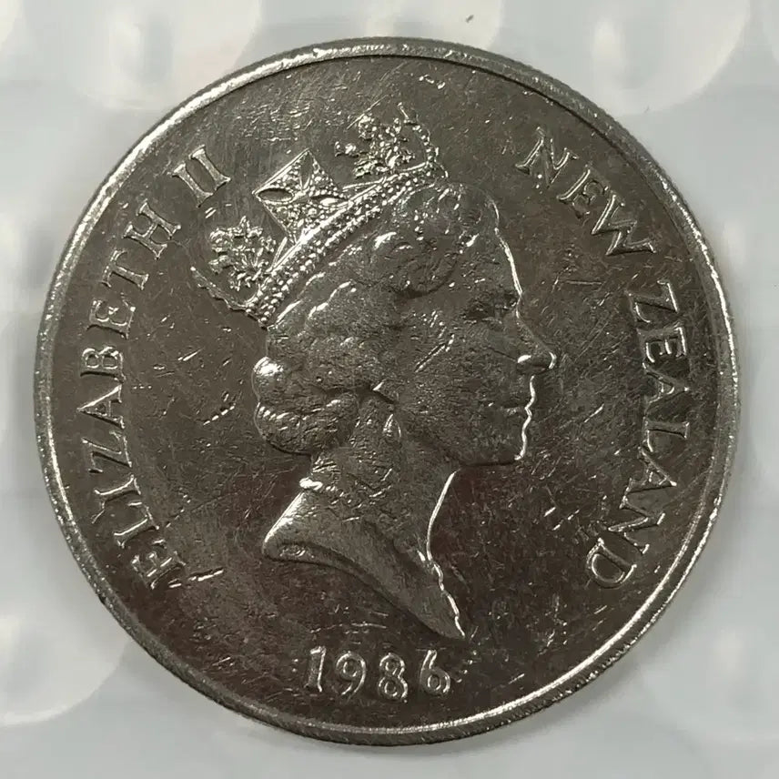[BUNJANG] 1986 New Zealand 20 Cents Coin / 1986년 뉴질랜드 20센트 동전 D499