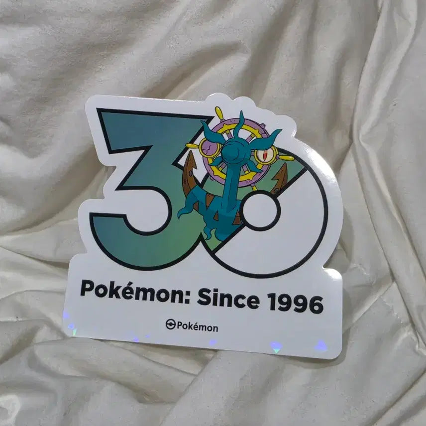 [BUNJANG] TATA+RYUN Logo Sticker Pokemon 30th Anniversary / 타타륜 로고 스티커 포켓몬 30주년