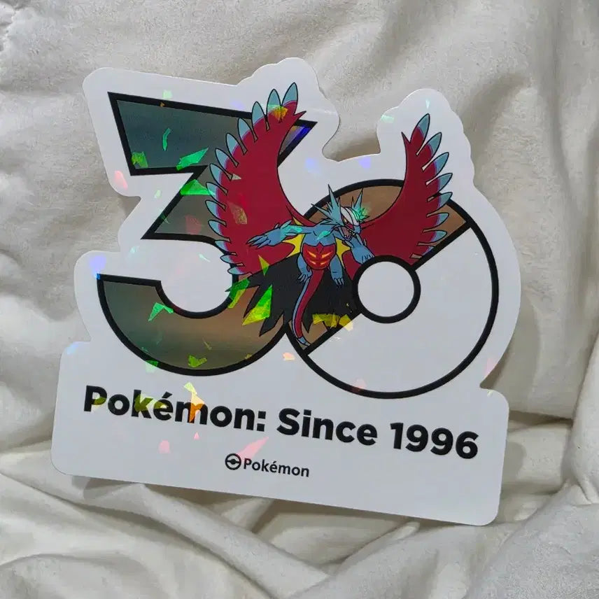 [BUNJANG] Pulsating Moon Logo Sticker Pokemon 30th Anniversary / 고동치는 달 로고 스티커 포켓몬 30주년