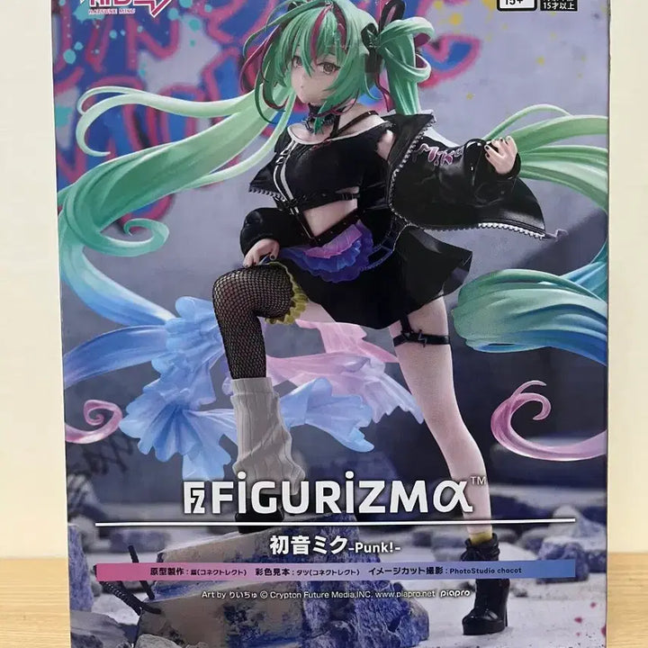 [BUNJANG] SEGA Figure-ism Hatsune Punk Miku Sealed Figure / 미개봉] 세가 피규어리즘 하츠네 펑크 미쿠 Punk 피규어