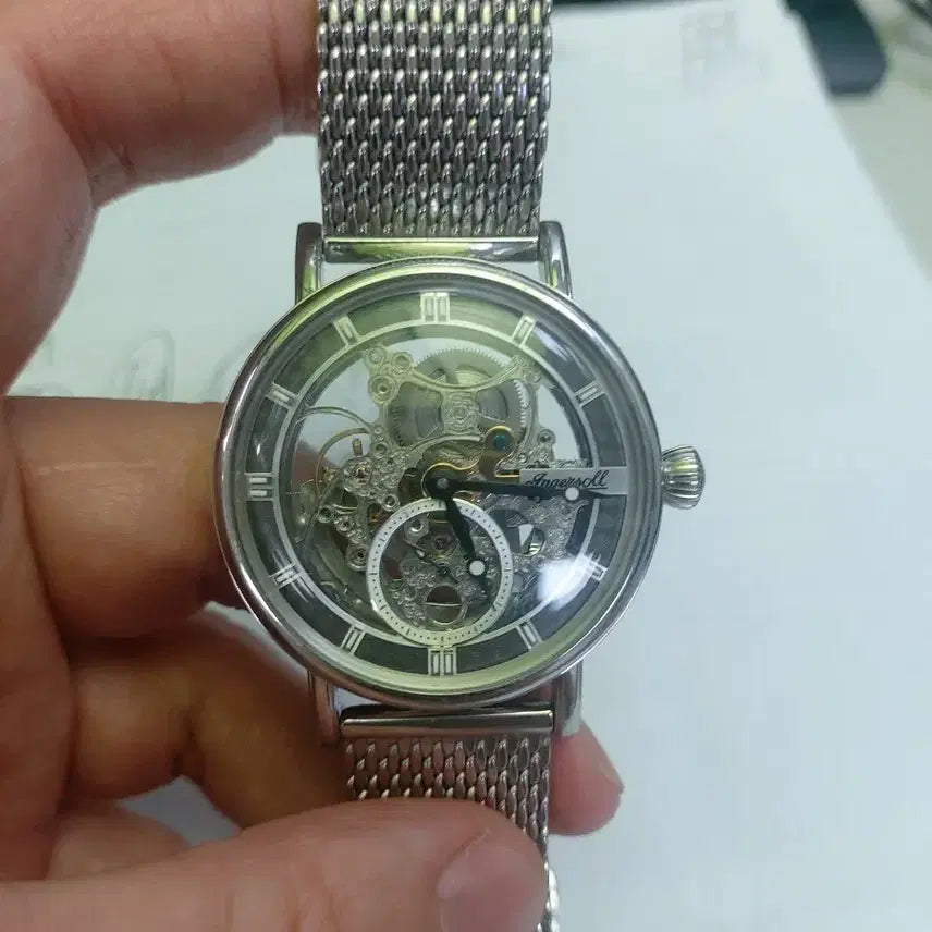 [BUNJANG] Ingersoll Skeleton Metal Watch / 잉거솔 스켈레톤 메탈 시계