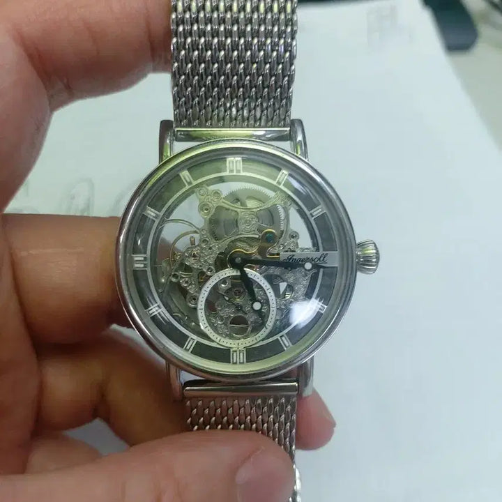 [BUNJANG] Ingersoll Skeleton Metal Watch / 잉거솔 스켈레톤 메탈 시계