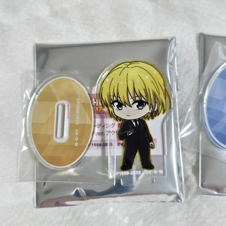 [BUNJANG] Hunter x Hunter Kurapika &amp; Leorio Suit Mini Acrylic Stand Bundle Set / (일괄) 헌터헌터 크라피카 + 레오리오 수트 정장 미니 아크릴 스탠드