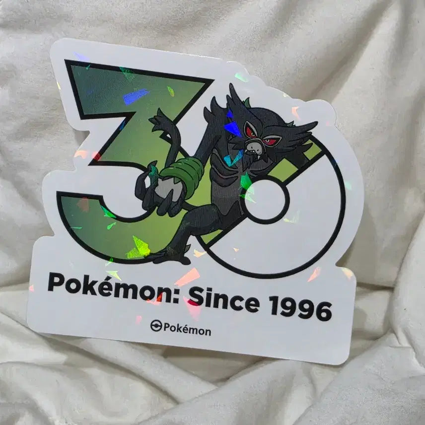[BUNJANG] Zarudo Pokemon 30th Anniversary Logo Sticker / 자루도 로고 스티커 포켓몬 30주년