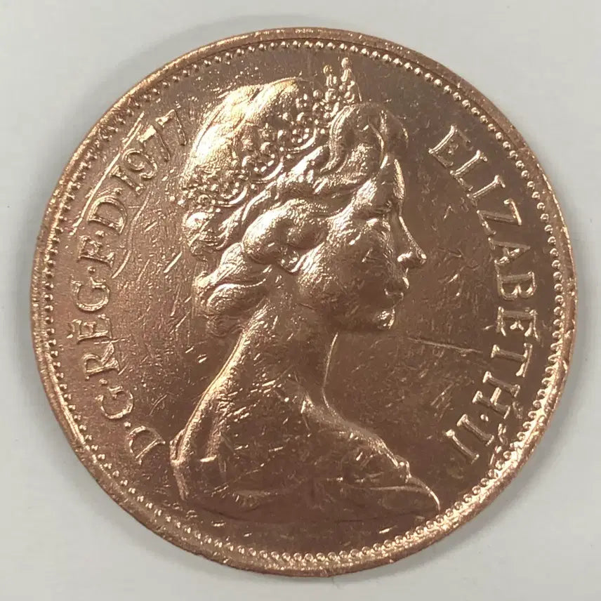 [BUNJANG] 1977 United Kingdom 2 Pence Coin / 1977년 영국 뉴 2펜스 동전 S4061
