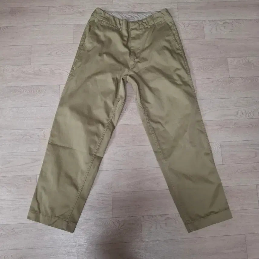 [BUNJANG] nanamica Wide Chino Khaki Pants / [30] 나나미카 와이드치노 카키 nanamica