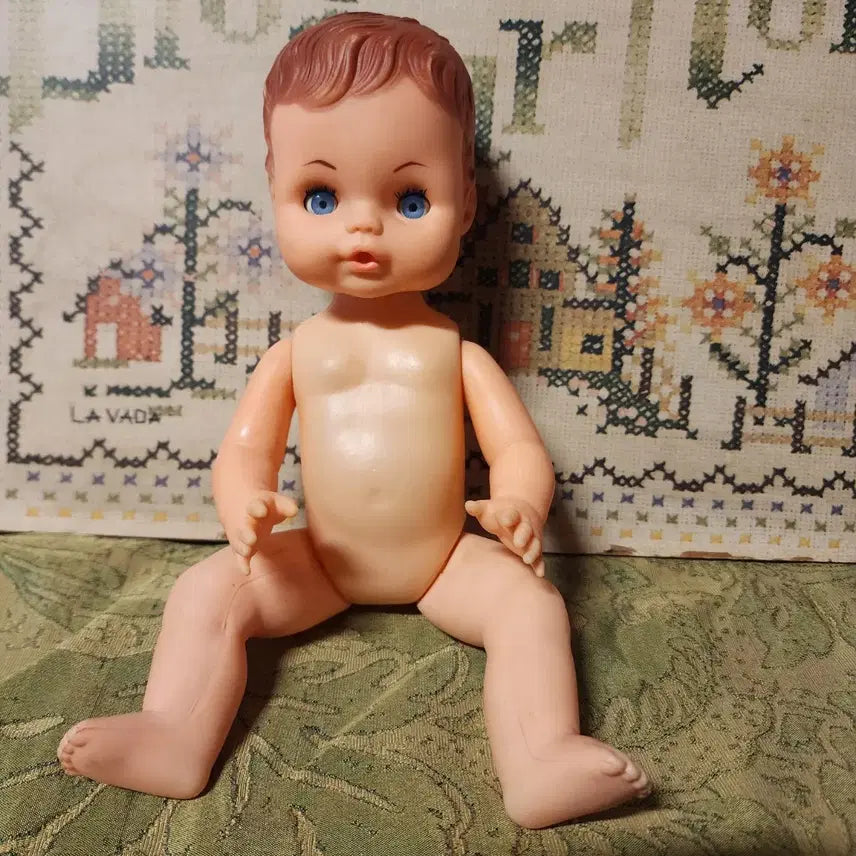 [BUNJANG] Antique American Export Doll (Hong Kong) / 오래된 인형 미국수출 홍콩 앉은키18cm 키27cm