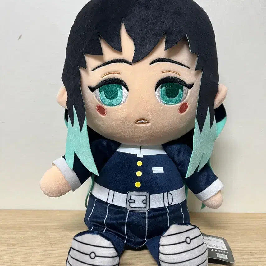 [BUNJANG] Demon Slayer Muichiro Tokito 27cm Medium Plush Doll / 귀멸의칼날 무이치로 27cm 정품 중형 인형