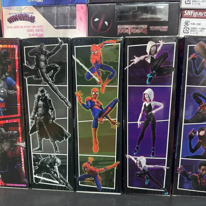 [BUNJANG] Sentinel Spider-Man 5-Figure Bundle Set (Unsealed) / (개봉품)센티넬 스파이더맨 5종 일괄 판매