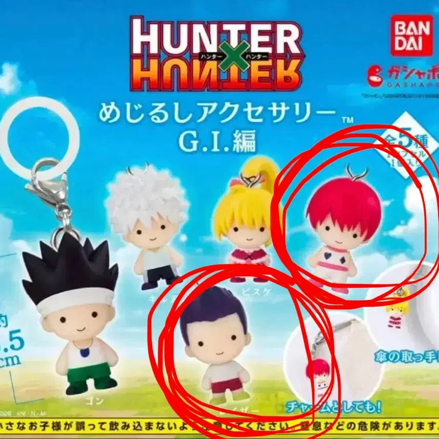 [BUNJANG] Hunter x Hunter Hisoka &amp; Razor Laser Mark Meteor City Bundle Set (Unsealed) / 헌터X헌터 헌터헌터 헌헌 그리드아일랜드 G.I. 메지루시 레이저 히소카