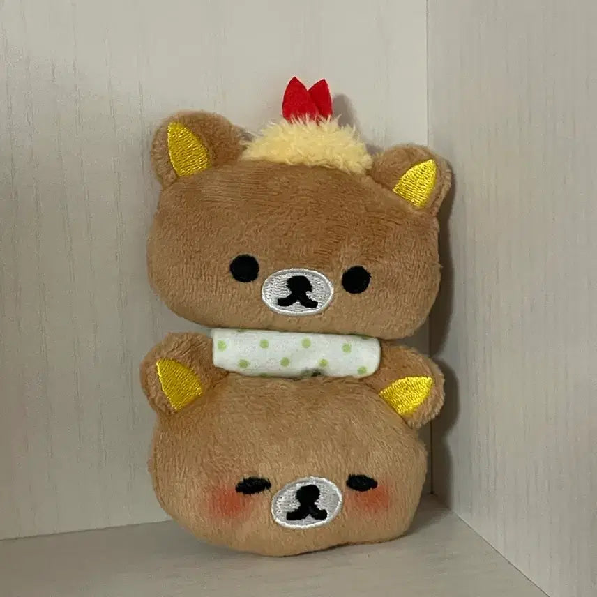 [BUNJANG] Rilakkuma Store Manager Plush Badge / 리락쿠마 점장 인형 뱃지