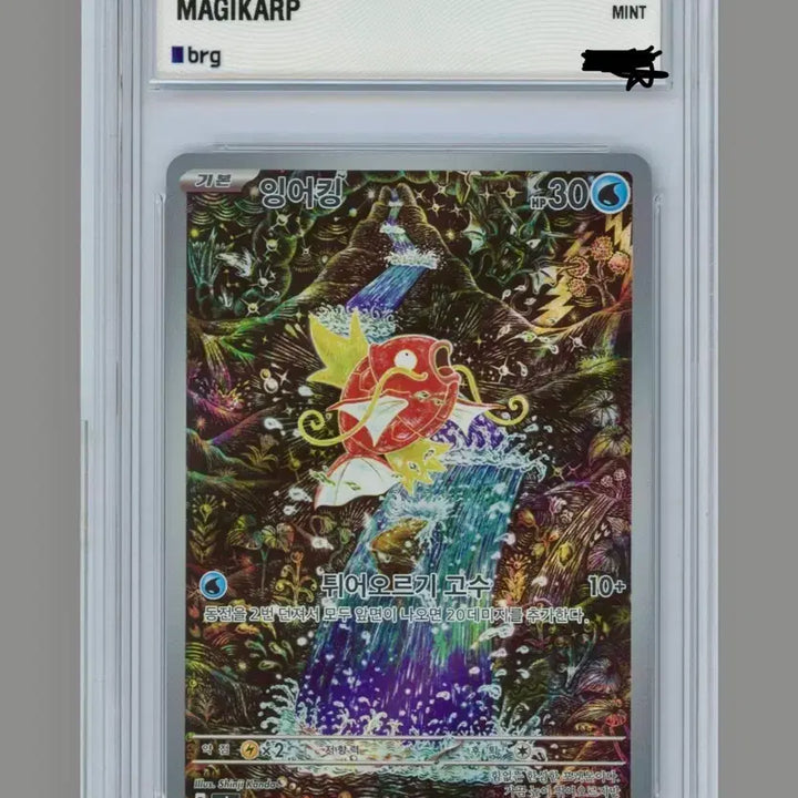 [BUNJANG] 2023 Pokemon S&amp;V Korean SV1A Magikarp AR BRG9 Shinji Kanda Illustration / 포켓몬카드 잉어킹 ar brg9 신지칸다