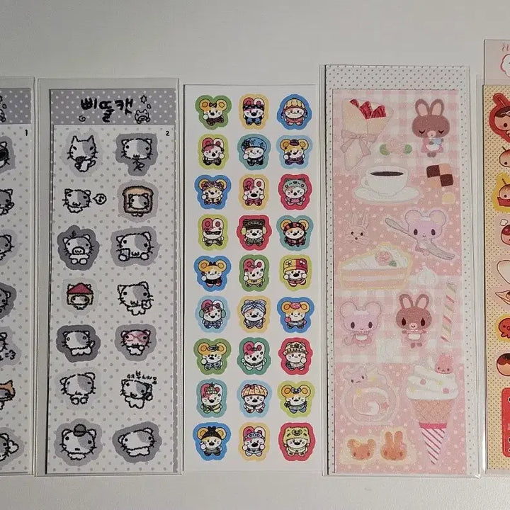 [BUNJANG] Character Sticker Bundle Set (45 sheets) / 다꾸 인물 캐릭터 꾸미기 스티커 45장 일괄