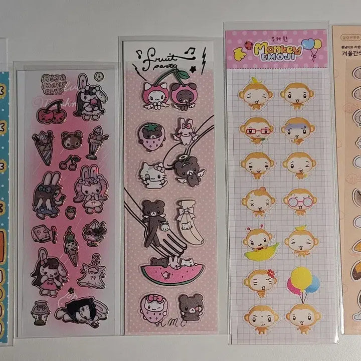 [BUNJANG] Character Sticker Bundle Set (45 sheets) / 다꾸 인물 캐릭터 꾸미기 스티커 45장 일괄
