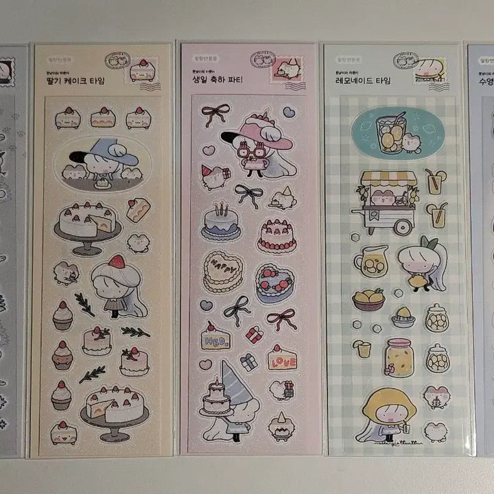 [BUNJANG] Character Sticker Bundle Set (45 sheets) / 다꾸 인물 캐릭터 꾸미기 스티커 45장 일괄
