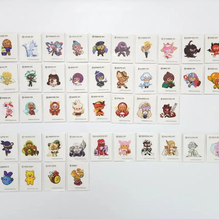 [BUNJANG] Cookie Run Sticker Set Series 2 &amp; 3 / 쿠키런 띠부씰 띠부띠부씰 스티커 2탄 3탄