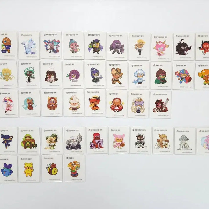 [BUNJANG] Cookie Run Sticker Set Series 2 &amp; 3 / 쿠키런 띠부씰 띠부띠부씰 스티커 2탄 3탄