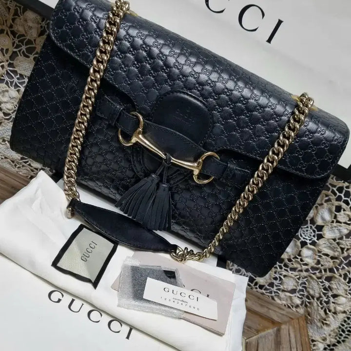 [BUNJANG] Gucci Microguccissima Horsebit Chain Shoulder Medium Bag / 구찌 마이크로시마 홀스빗 체인숄더 미듐